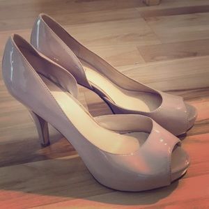 Nine West peep-toe heels